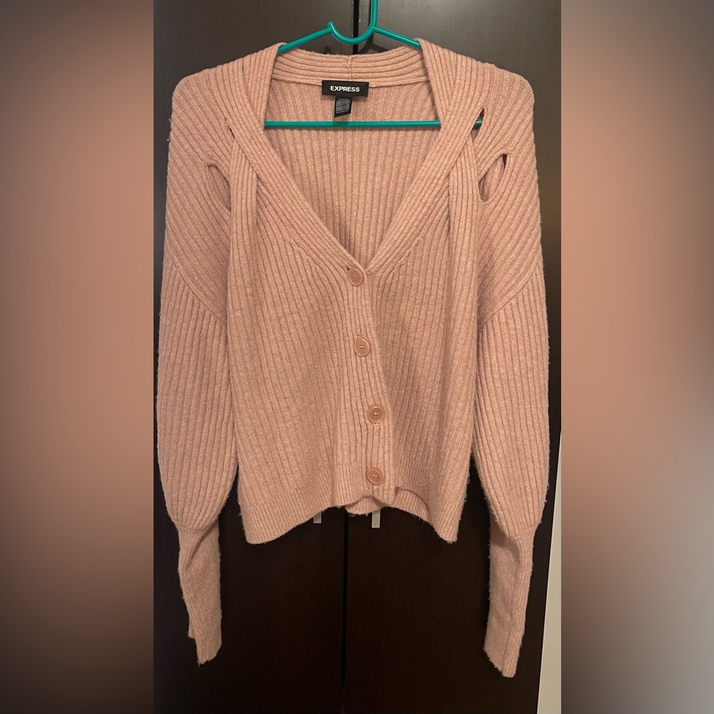EXPRESS cut out cardigan/sweater